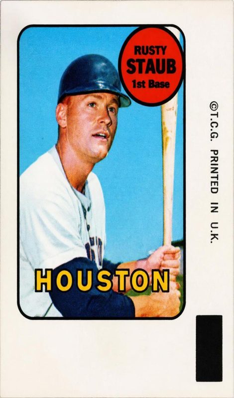 Rusty Staub, 1969 Topps Baseball