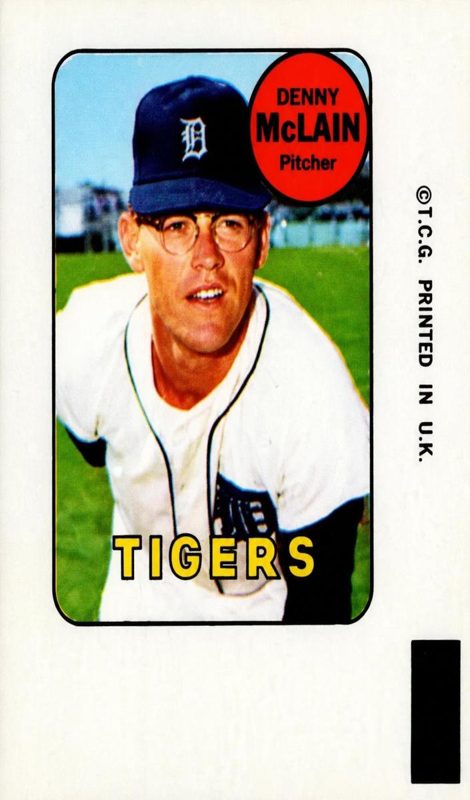 Denny McLain, 1969 Topps Baseball