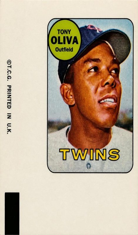 Tony Oliva, 1969 Topps Baseball