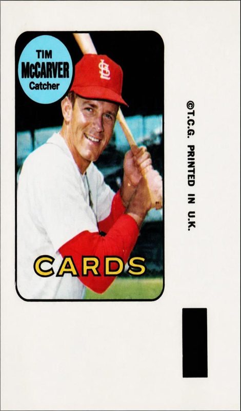 Tim McCarver, 1969 Topps Baseball