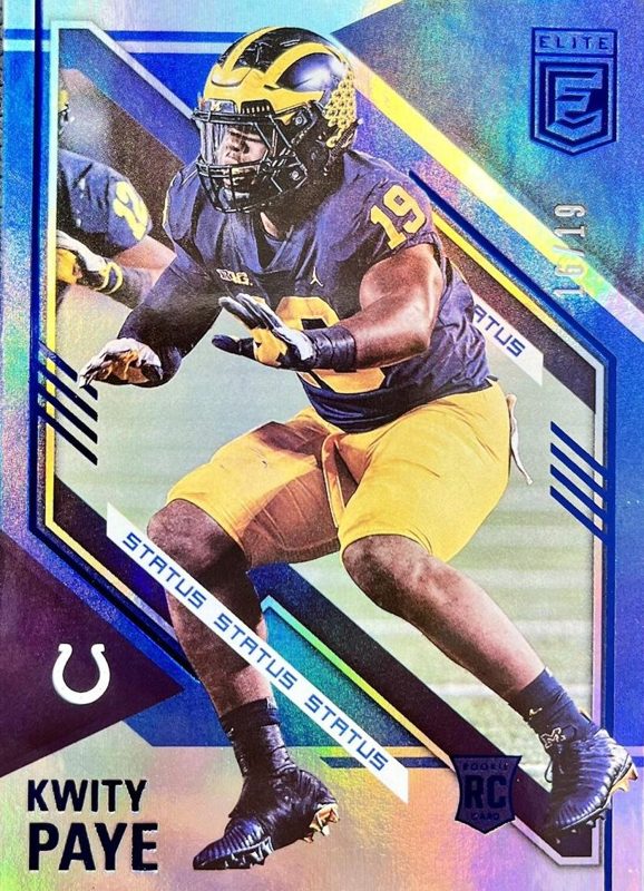 Kwity Paye, 2021 Donruss Elite Football
