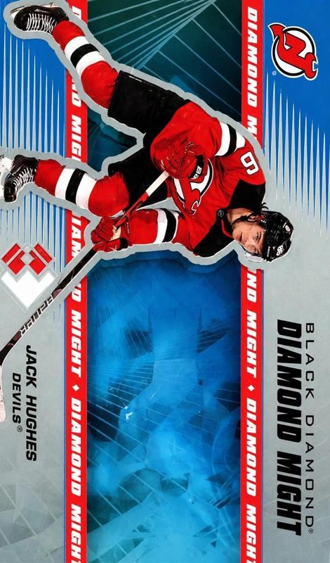 Jack Hughes, 2021 Upper Deck Black Diamond Hockey