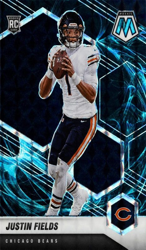 Justin Fields, 2021 Panini Mosaic Football