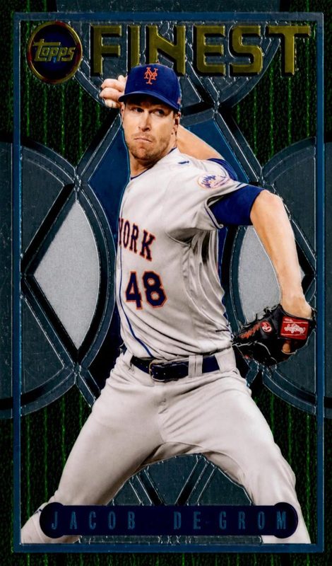 Jacob deGrom, 2022 Topps Finest Flashbacks Baseball