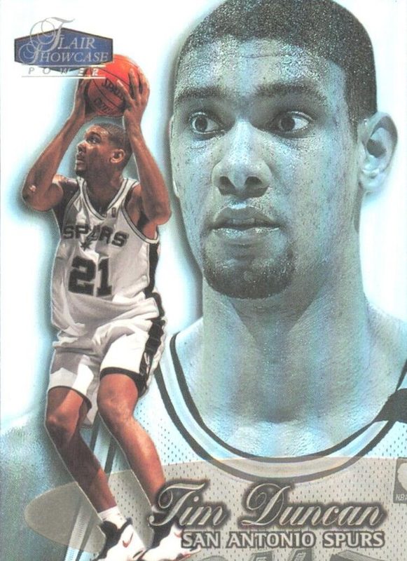 Tim Duncan, 1998 Flair Showcase Basketball