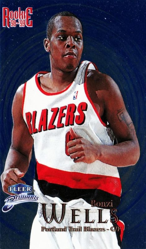 Bonzi Wells, 1998 Fleer Brilliants Basketball