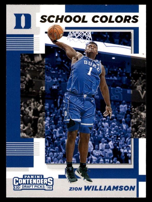 Zion Williamson, 2019 Panini Contenders Draft Picks Basketball