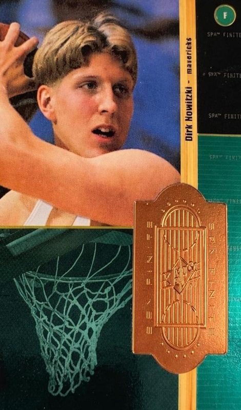 Dirk Nowitzki, 1998 SPx Finite Basketball
