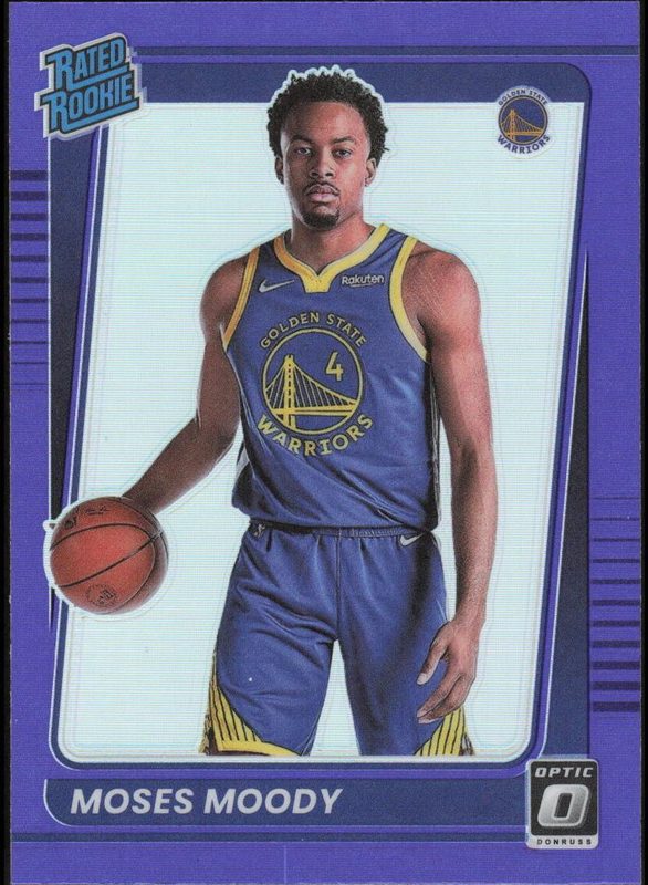 Moses Moody, 2021 Donruss Optic Basketball