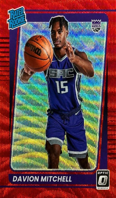 Davion Mitchell, 2021 Donruss Optic Basketball