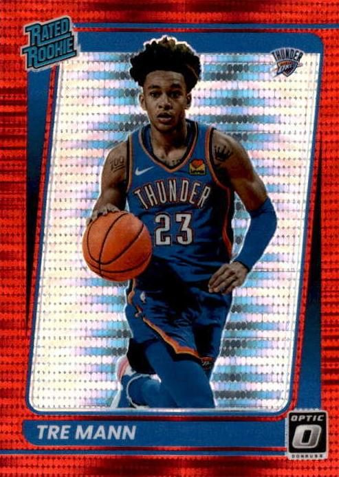 Tre Mann, 2021 Donruss Optic Basketball