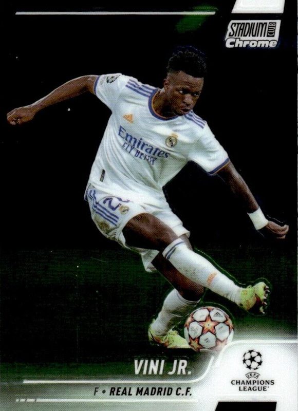 Vini Jr., 2021 Topps Stadium Club Chrome UEFA Champions League Soccer