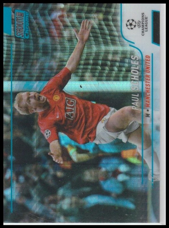 Paul Scholes, 2021 Topps Stadium Club Chrome UEFA Champions League Soccer
