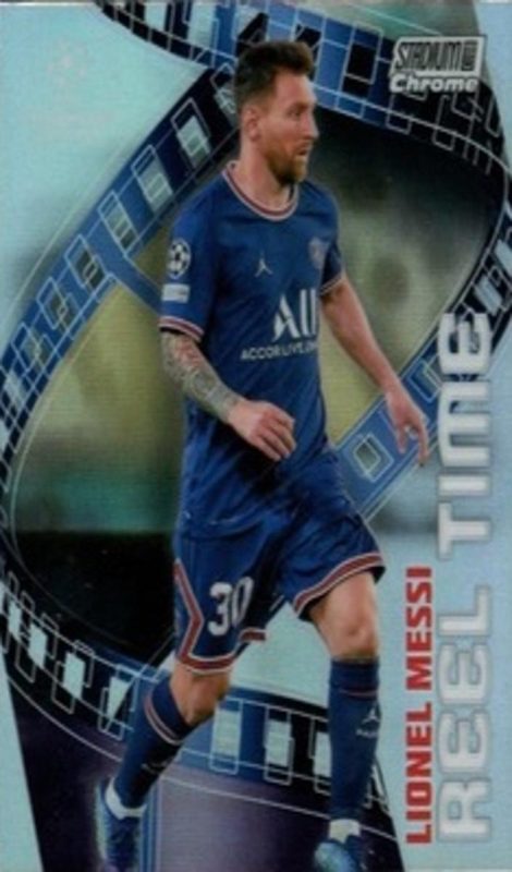 Lionel Messi, 2021 Topps Stadium Club Chrome UEFA Champions League Soccer