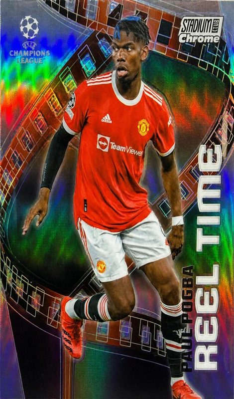 Paul Pogba, 2021 Topps Stadium Club Chrome UEFA Champions League Soccer