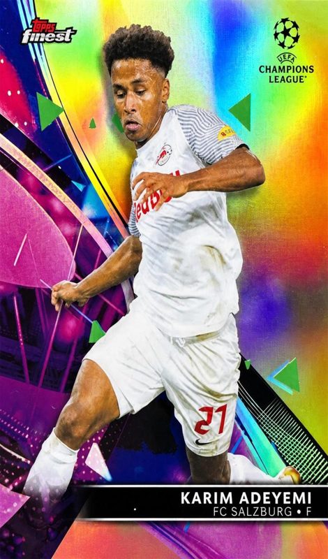 Karim Adeyemi, 2021 Topps Finest UEFA Champions League Soccer