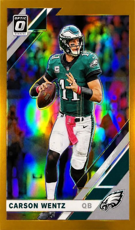 Carson Wentz, 2019 Donruss Optic Football
