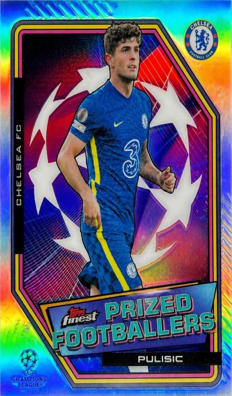 Christian Pulisic, 2021 Topps Finest UEFA Champions League Soccer