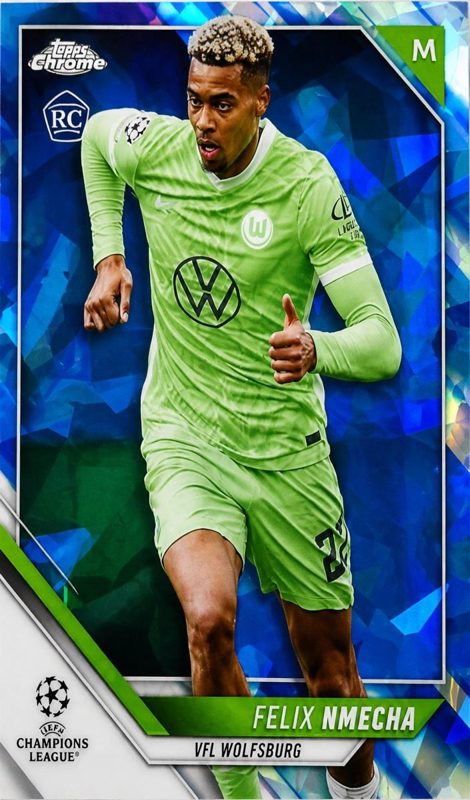 Felix Nmecha, 2021 Topps Chrome Sapphire UEFA Champions League Soccer