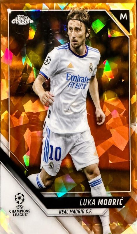 Luka Modric, 2021 Topps Chrome Sapphire UEFA Champions League Soccer
