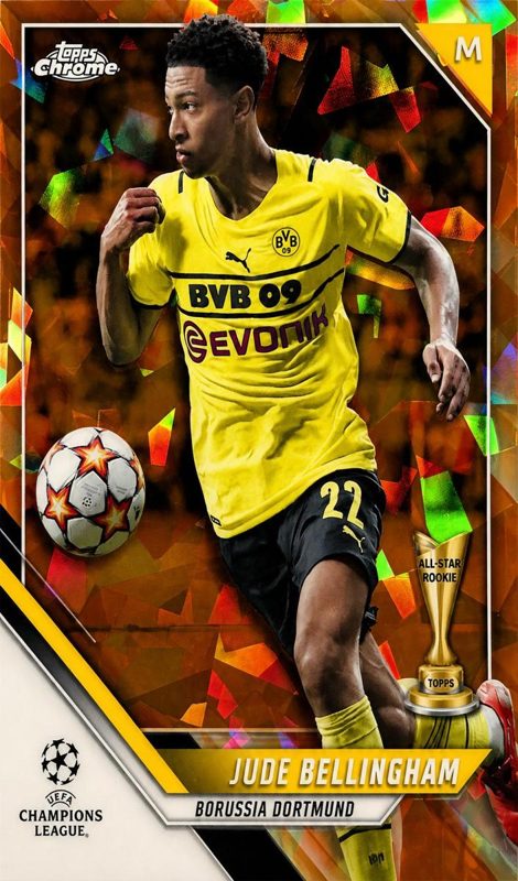 Jude Bellingham, 2021 Topps Chrome Sapphire UEFA Champions League Soccer