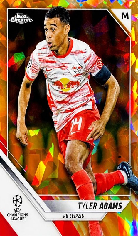 Tyler Adams, 2021 Topps Chrome Sapphire UEFA Champions League Soccer