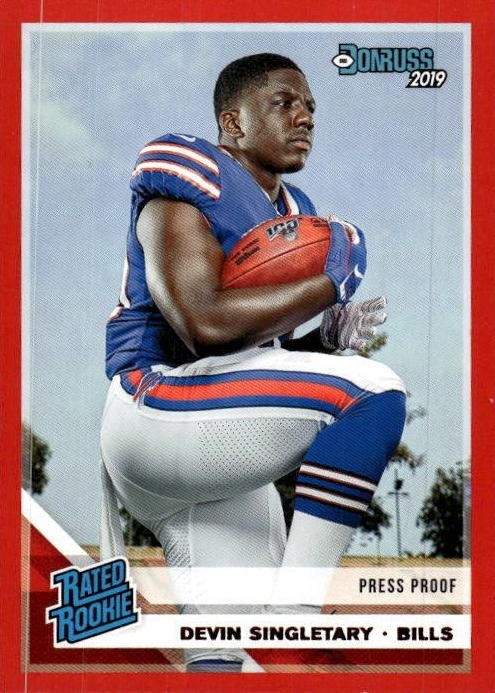 Devin Singletary, 2019 Panini Donruss Football