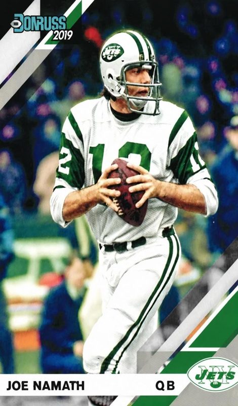 Joe Namath, 2019 Panini Donruss Football