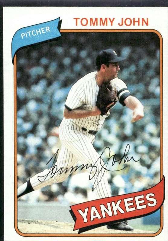 Tommy John, 1980 Topps Baseball
