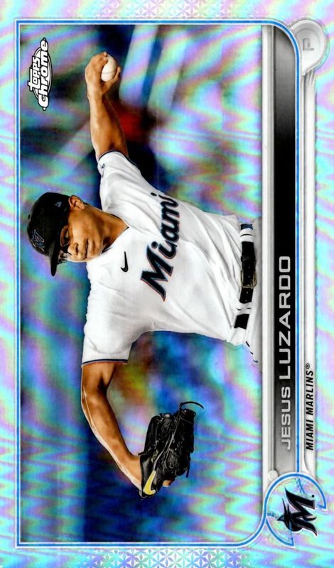 Jesus Luzardo, 2022 Topps Chrome Baseball