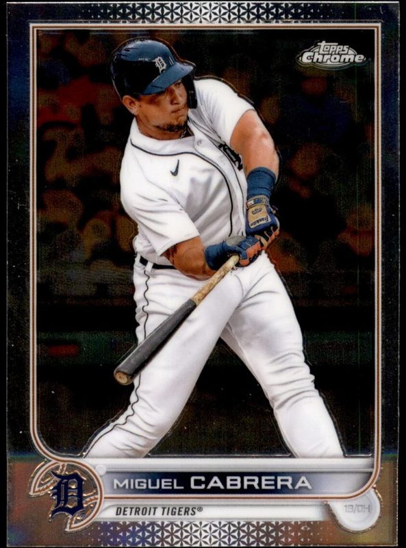 Miguel Cabrera, 2022 Topps Chrome Baseball