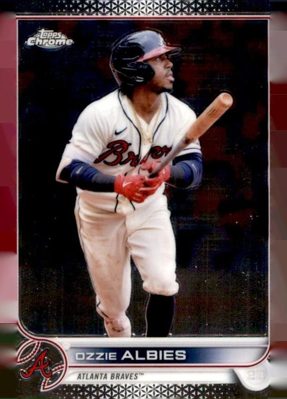 Ozzie Albies, 2022 Topps Chrome Baseball
