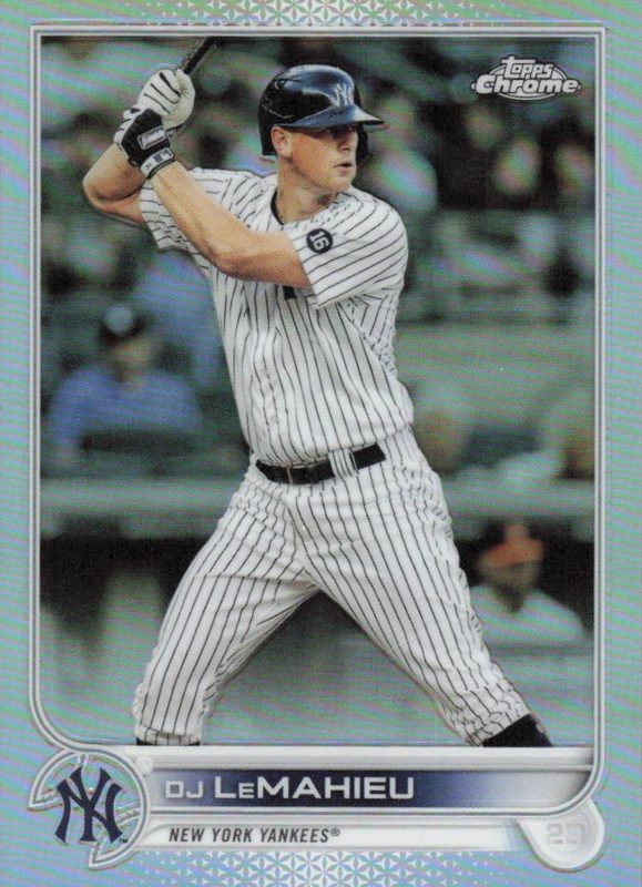 DJ LeMahieu, 2022 Topps Chrome Baseball