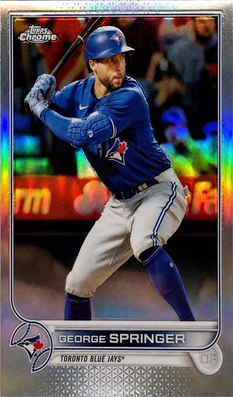 George Springer, 2022 Topps Chrome Baseball