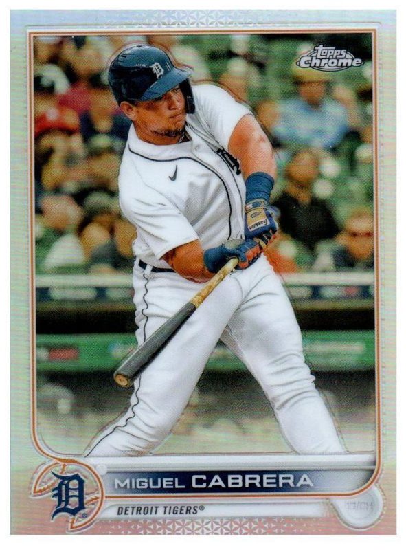 Miguel Cabrera, 2022 Topps Chrome Baseball