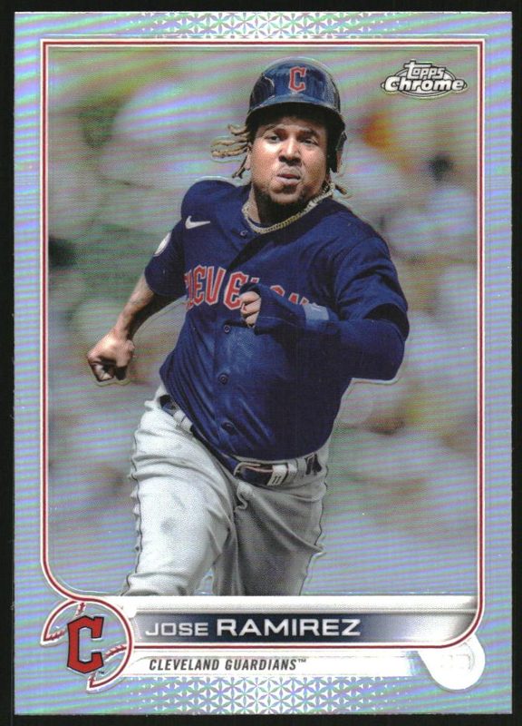 Jose Ramirez, 2022 Topps Chrome Baseball