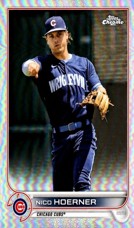 Nico Hoerner, 2022 Topps Chrome Baseball