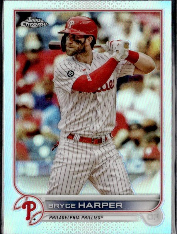 Bryce Harper, 2022 Topps Chrome Baseball