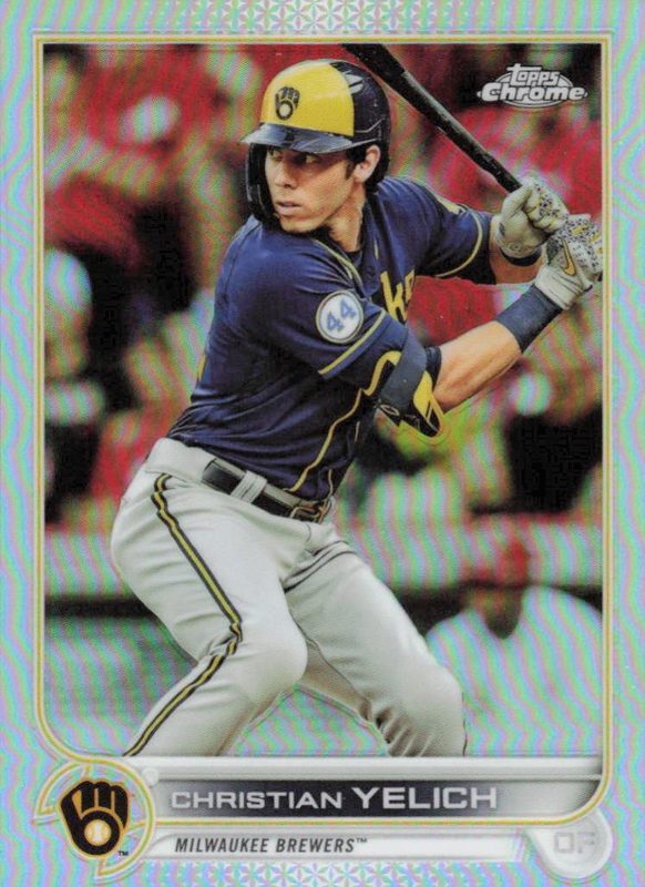 Christian Yelich, 2022 Topps Chrome Baseball