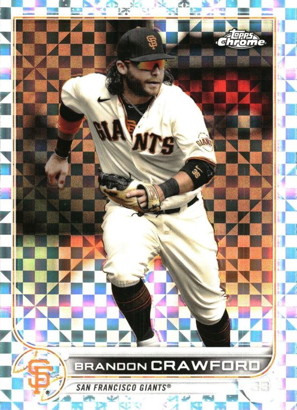 Brandon Crawford, 2022 Topps Chrome Baseball