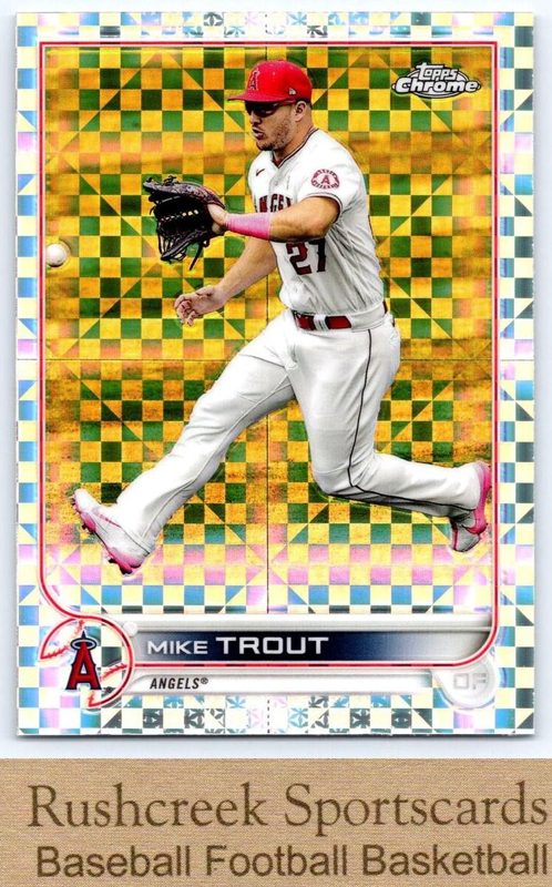 Mike Trout, 2022 Topps Chrome Baseball