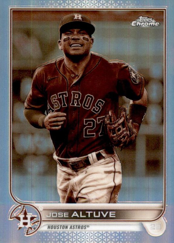 Jose Altuve, 2022 Topps Chrome Baseball