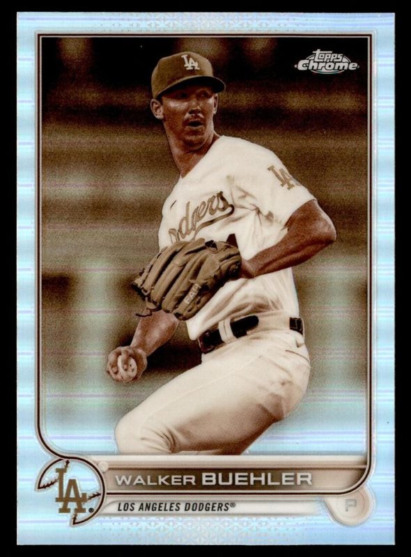 Walker Buehler, 2022 Topps Chrome Baseball