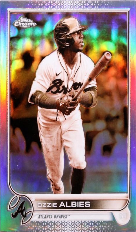 Ozzie Albies, 2022 Topps Chrome Baseball