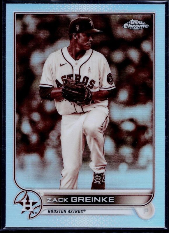 Zack Greinke, 2022 Topps Chrome Baseball