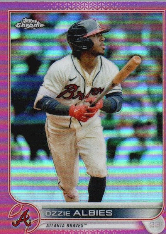 Ozzie Albies, 2022 Topps Chrome Baseball