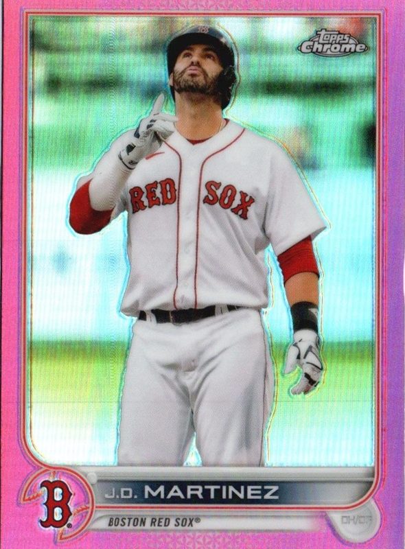 J.D. Martinez, 2022 Topps Chrome Baseball