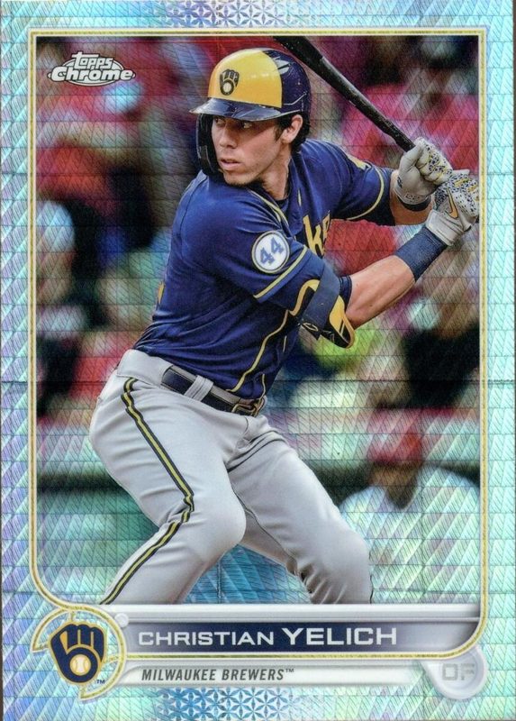 Christian Yelich, 2022 Topps Chrome Baseball