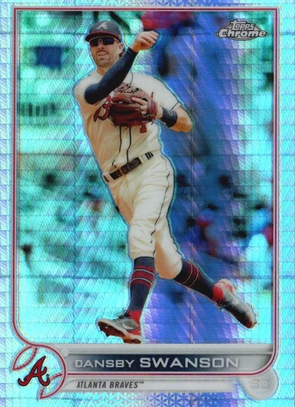 Dansby Swanson, 2022 Topps Chrome Baseball