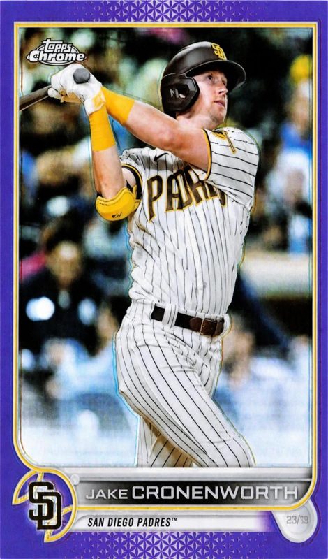 Jake Cronenworth, 2022 Topps Chrome Baseball
